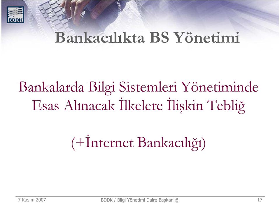 İlişkin Tebliğ (+İnternet Bankacılığı) 7