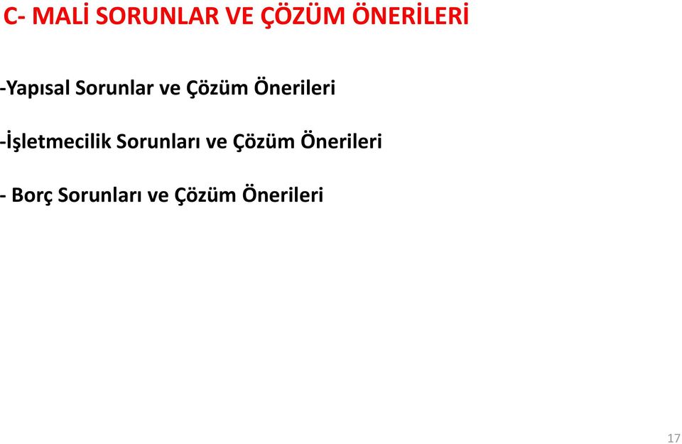 -İşletmecilik Sorunları ve Çözüm