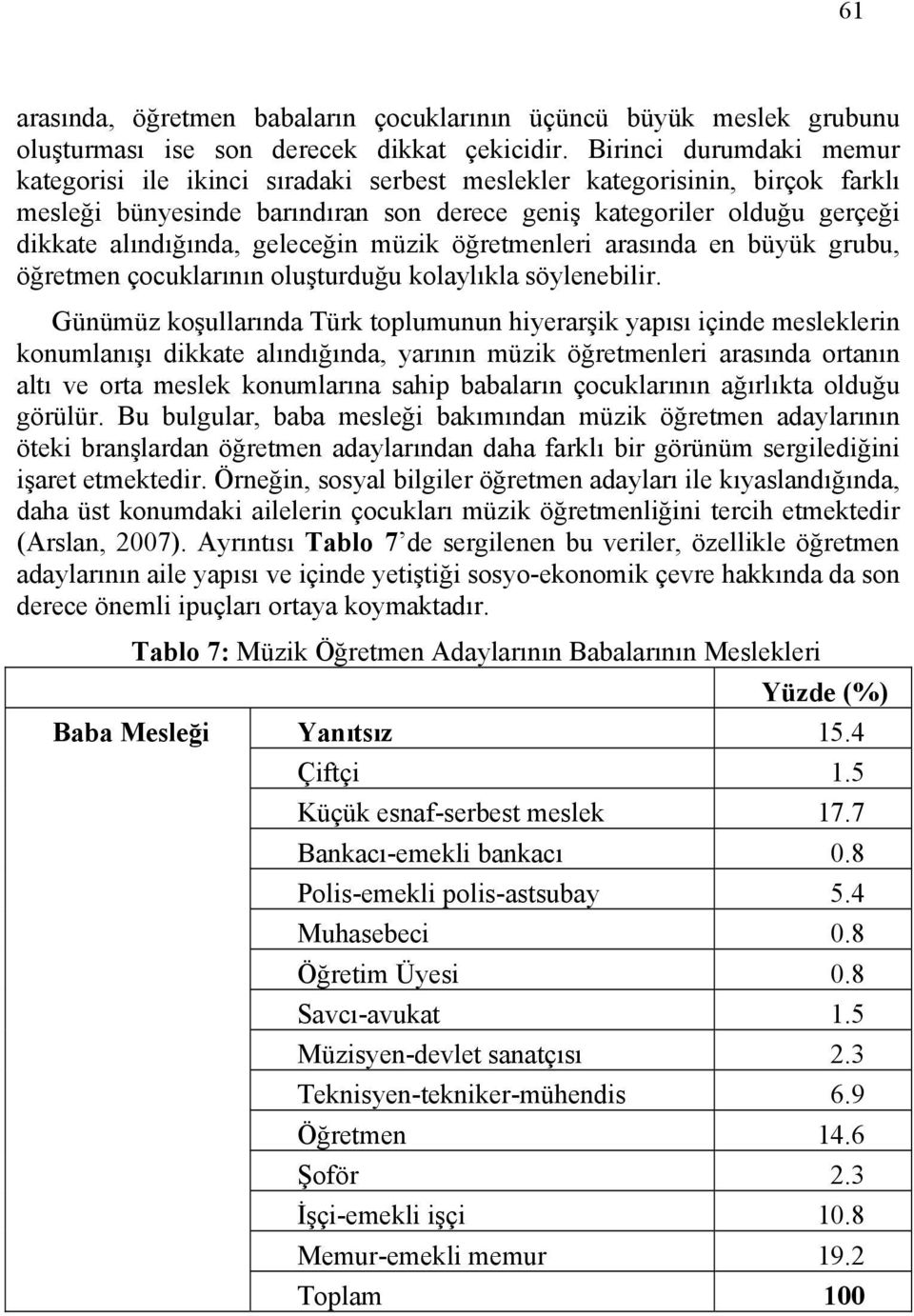 geleceğin müzik öğretmenleri arasında en büyük grubu, öğretmen çocuklarının oluşturduğu kolaylıkla söylenebilir.