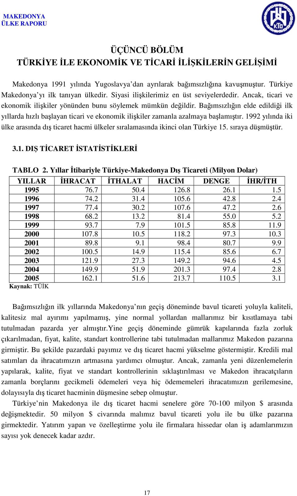 Bağımsızlığın elde edildiği ilk yıllarda hızlı başlayan ticari ve ekonomik ilişkiler zamanla azalmaya başlamıştır.