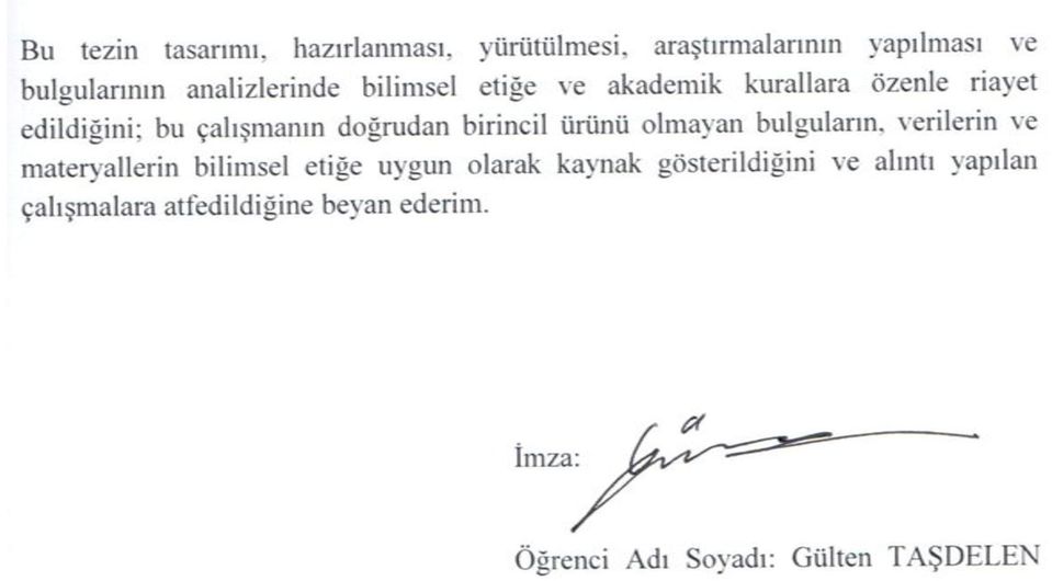 birincil ürünü olmayan bulguların, verilerin ve materyallerin bilimsel etiğe uygun olarak kaynak