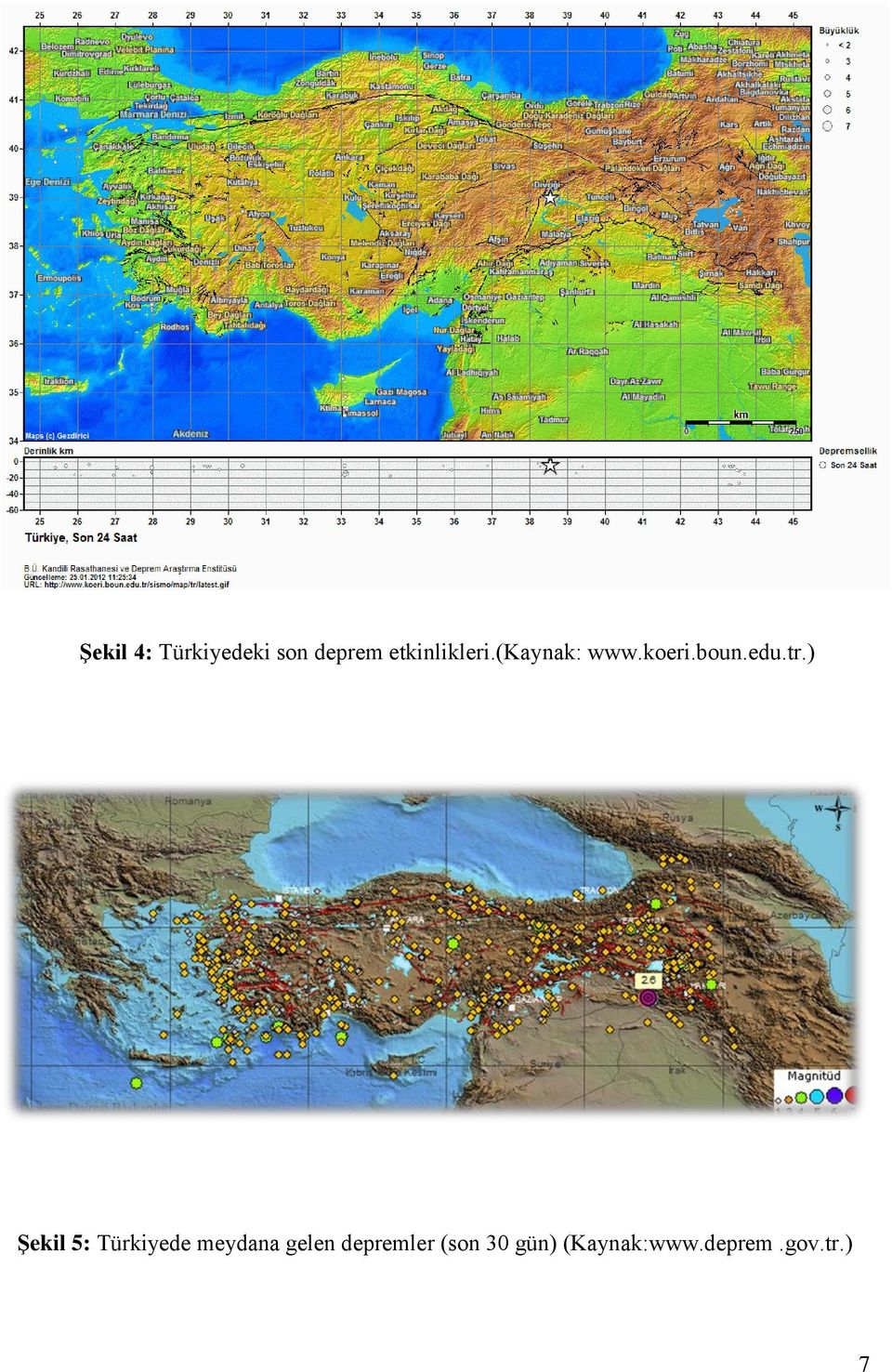 tr.) ġekil 5: Türkiyede meydana gelen