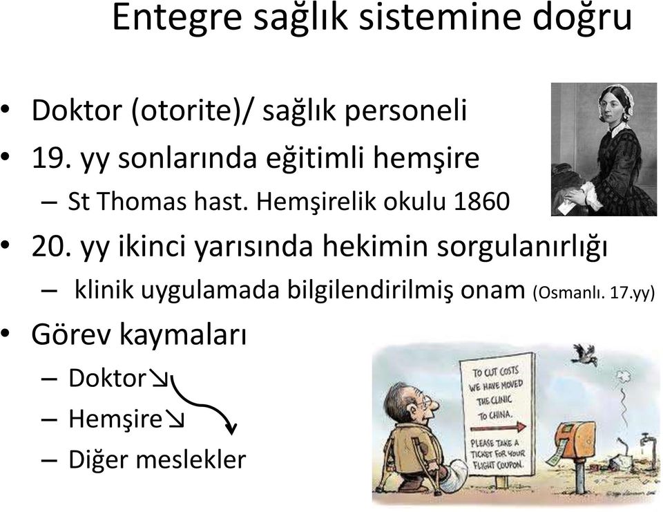 yy ikinci yarısında hekimin sorgulanırlığı klinik uygulamada