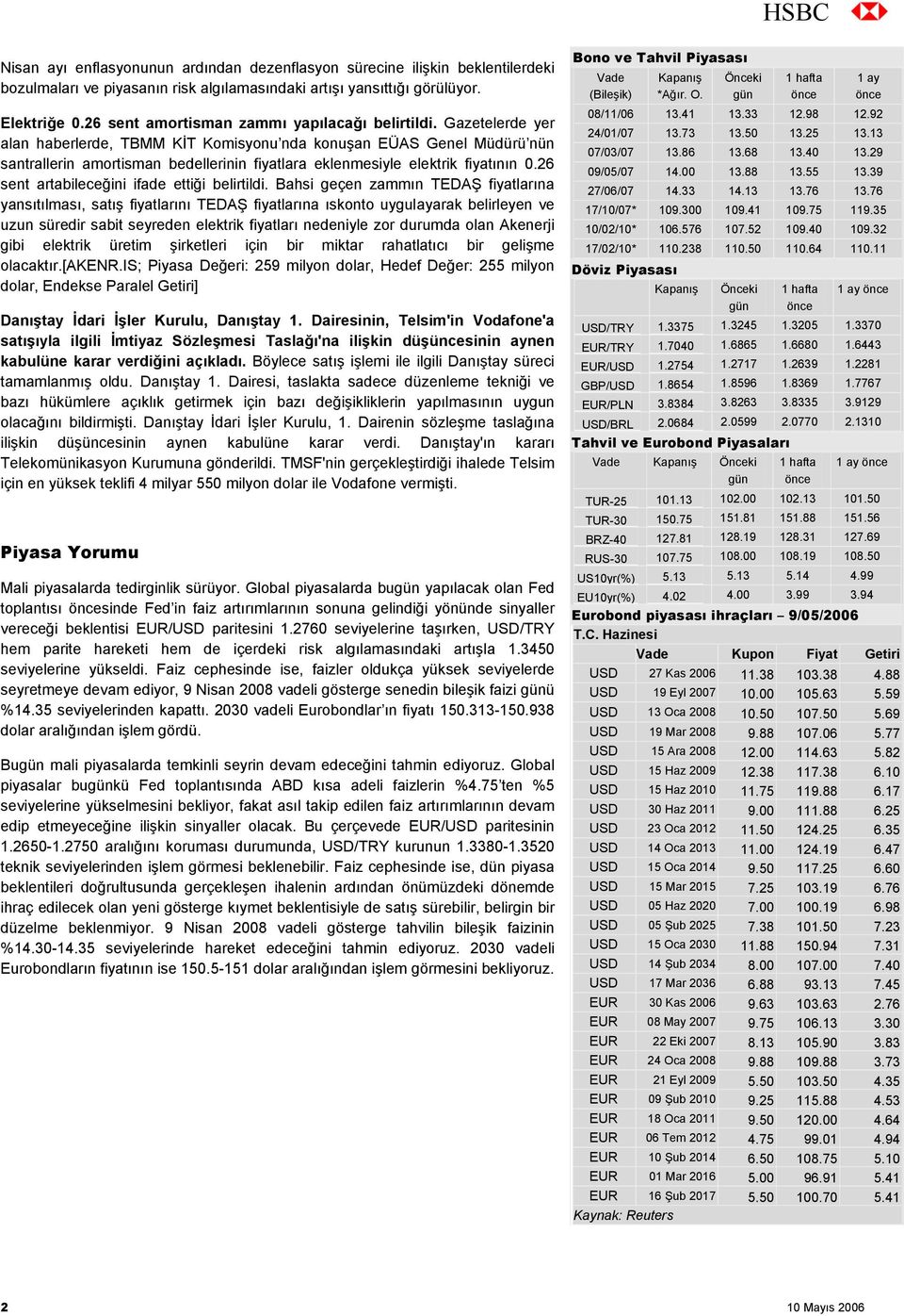 Gazetelerde yer alan haberlerde, TBMM KİT Komisyonu nda konuşan EÜAS Genel Müdürü nün santrallerin amortisman bedellerinin fiyatlara eklenmesiyle elektrik fiyatının 0.