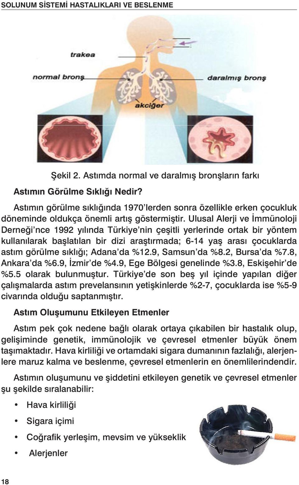 Adana da %12.9, Samsun da %8.2, Bursa da %7.8, Ankara da %6.9, İzmir de %4.9, Ege Bölgesi genelinde %3.8, Eskişehir de %5.5 olarak bulunmuştur.