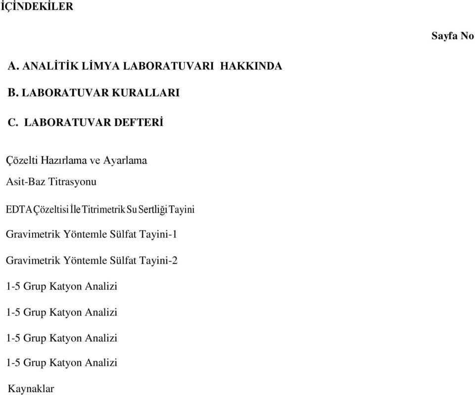 Titrimetrik Su Sertliği Tayini Gravimetrik Yöntemle Sülfat Tayini-1 Gravimetrik Yöntemle Sülfat