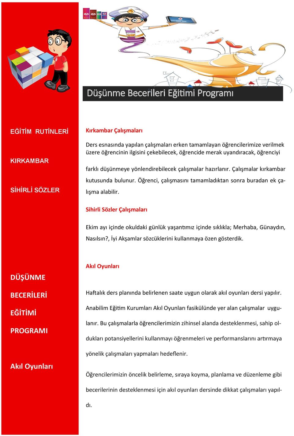 Öğrenci, çalışmasını tamamladıktan sonra buradan ek çalışma alabilir. Sihirli Sözler Çalışmaları Ekim ayı içinde okuldaki günlük yaşantımız içinde sıklıkla; Merhaba, Günaydın, Nasılsın?