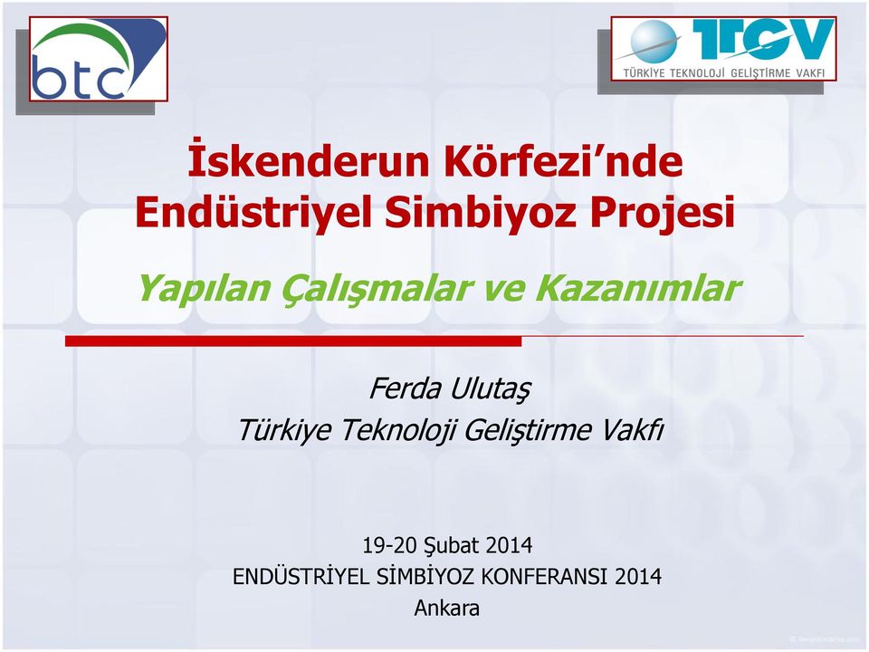 Ulutaş Türkiye Teknoloji Geliştirme Vakfı 19-20