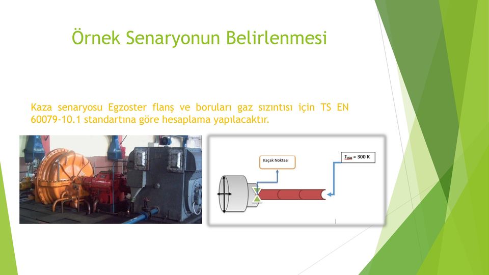 gaz sızıntısı için TS EN 60079-10.