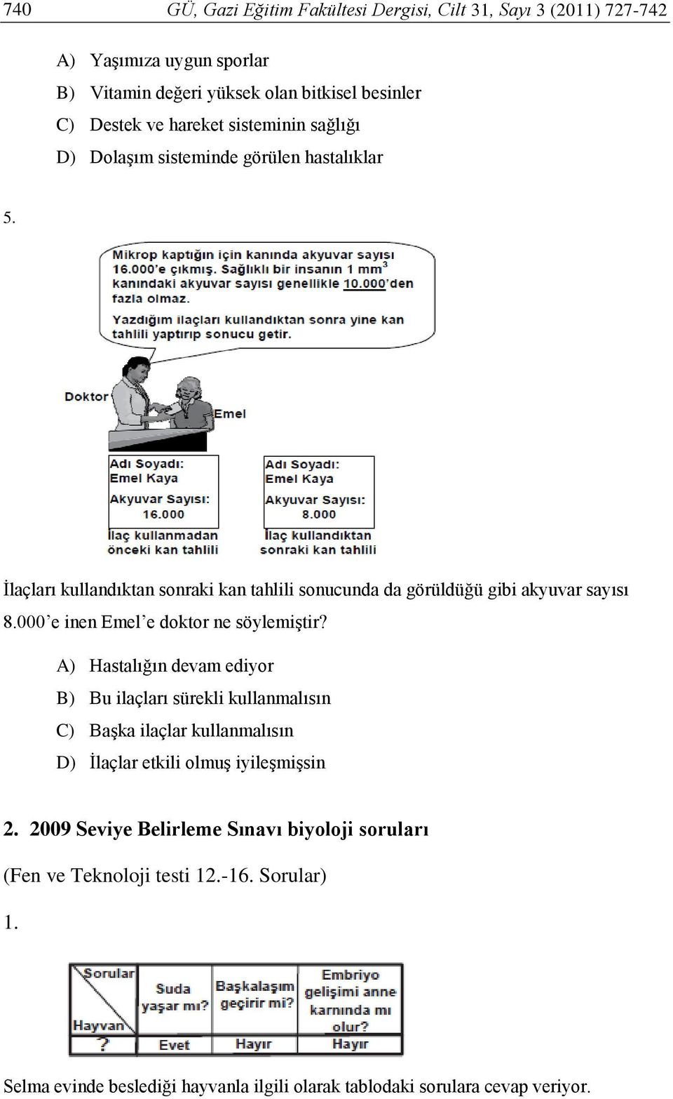 000 e inen Emel e doktor ne söylemiştir?