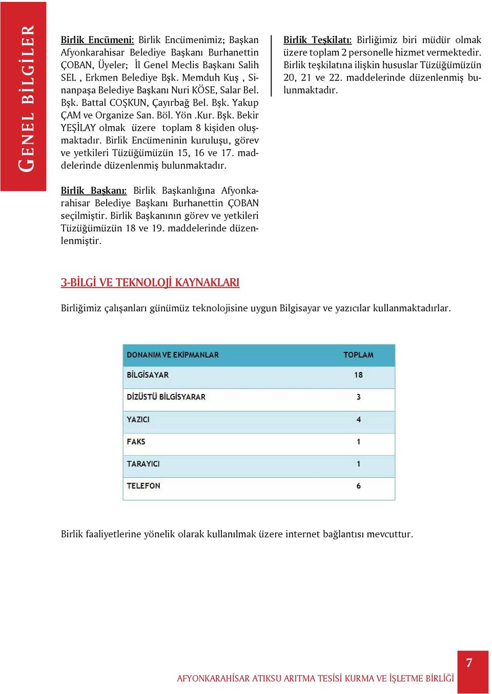 Birlik Encümeninin kuruluşu, görev ve yetkileri Tüzüğümüzün 15, 16 ve 17. maddelerinde düzenlenmiş bulunmaktadır.