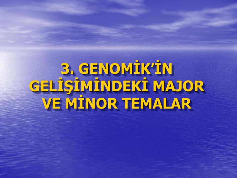 GELİŞİMDEKİ