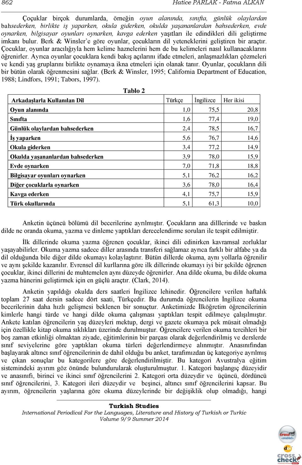 Çocuklar, oyunlar aracılığıyla hem kelime haznelerini hem de bu kelimeleri nasıl kullanacaklarını öğrenirler.