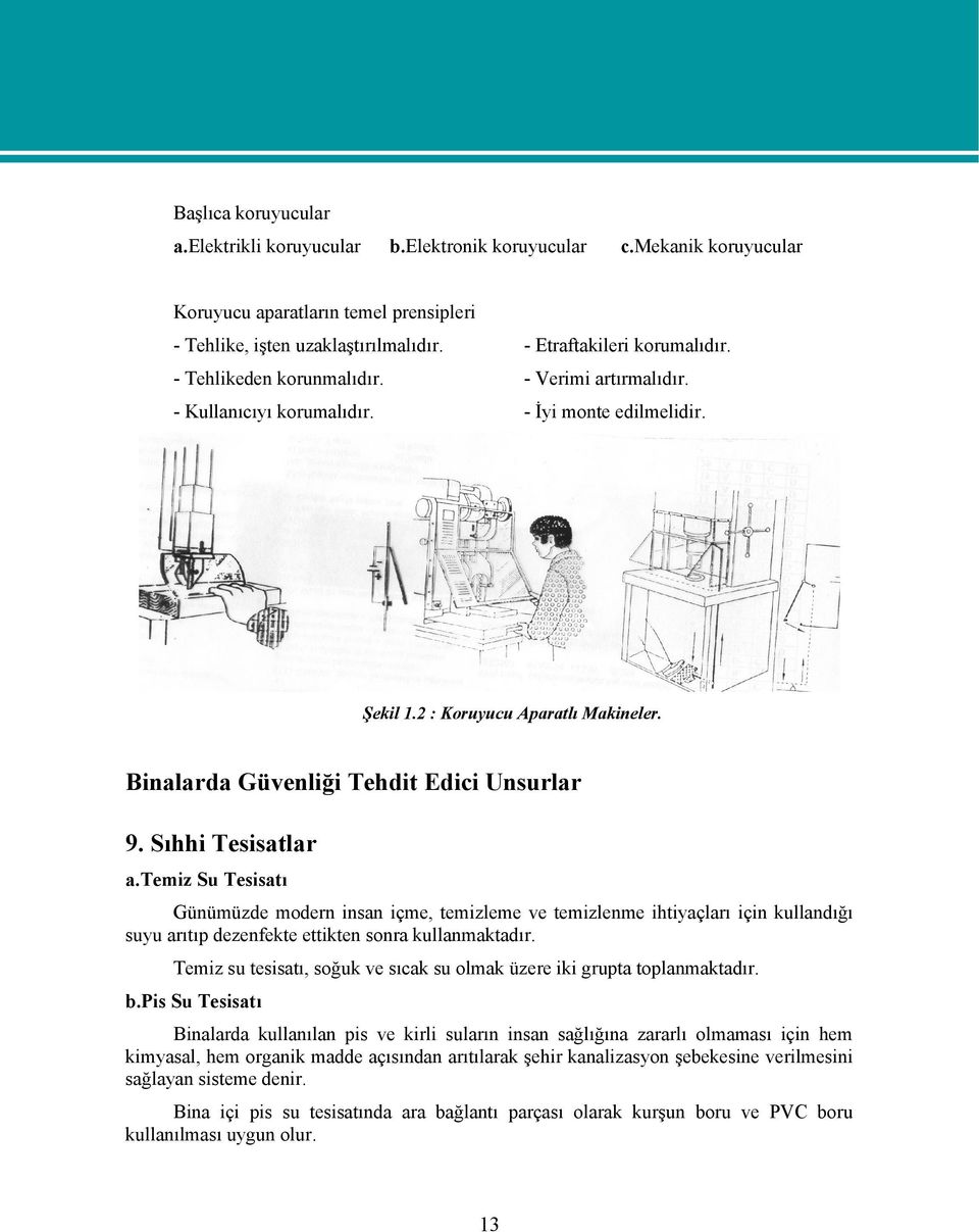 Sıhhi Tesisatlar a.temiz Su Tesisatı Günümüzde modern insan içme, temizleme ve temizlenme ihtiyaçları için kullandığı suyu arıtıp dezenfekte ettikten sonra kullanmaktadır.