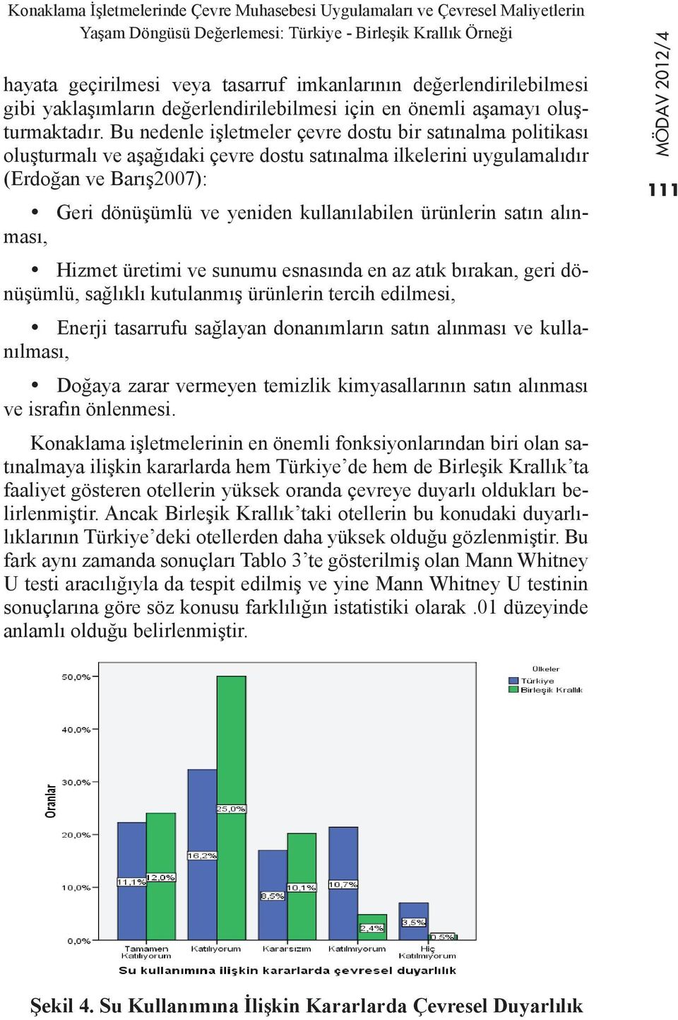 Bu nedenle işletmeler çevre dostu bir satınalma politikası oluşturmalı ve aşağıdaki çevre dostu satınalma ilkelerini uygulamalıdır (Erdoğan ve Barış2007): Geri dönüşümlü ve yeniden kullanılabilen