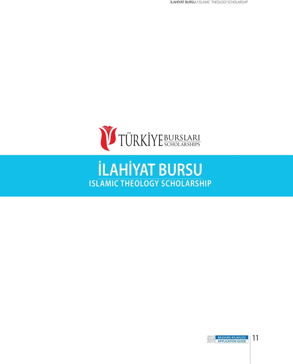 SCHOLARSHIPS İLAHİYAT