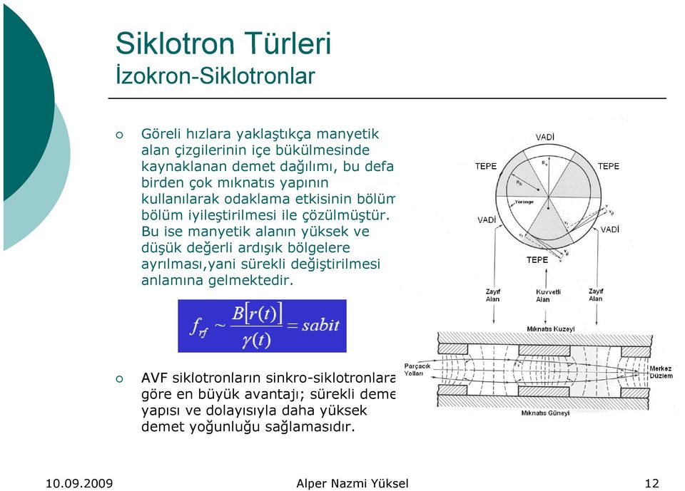 Bu ise manyetik alanın yüksek ve düşük ük değerli ğ ardışık bölgelere l ayrılması,yani sürekli değiştirilmesi anlamına gelmektedir.