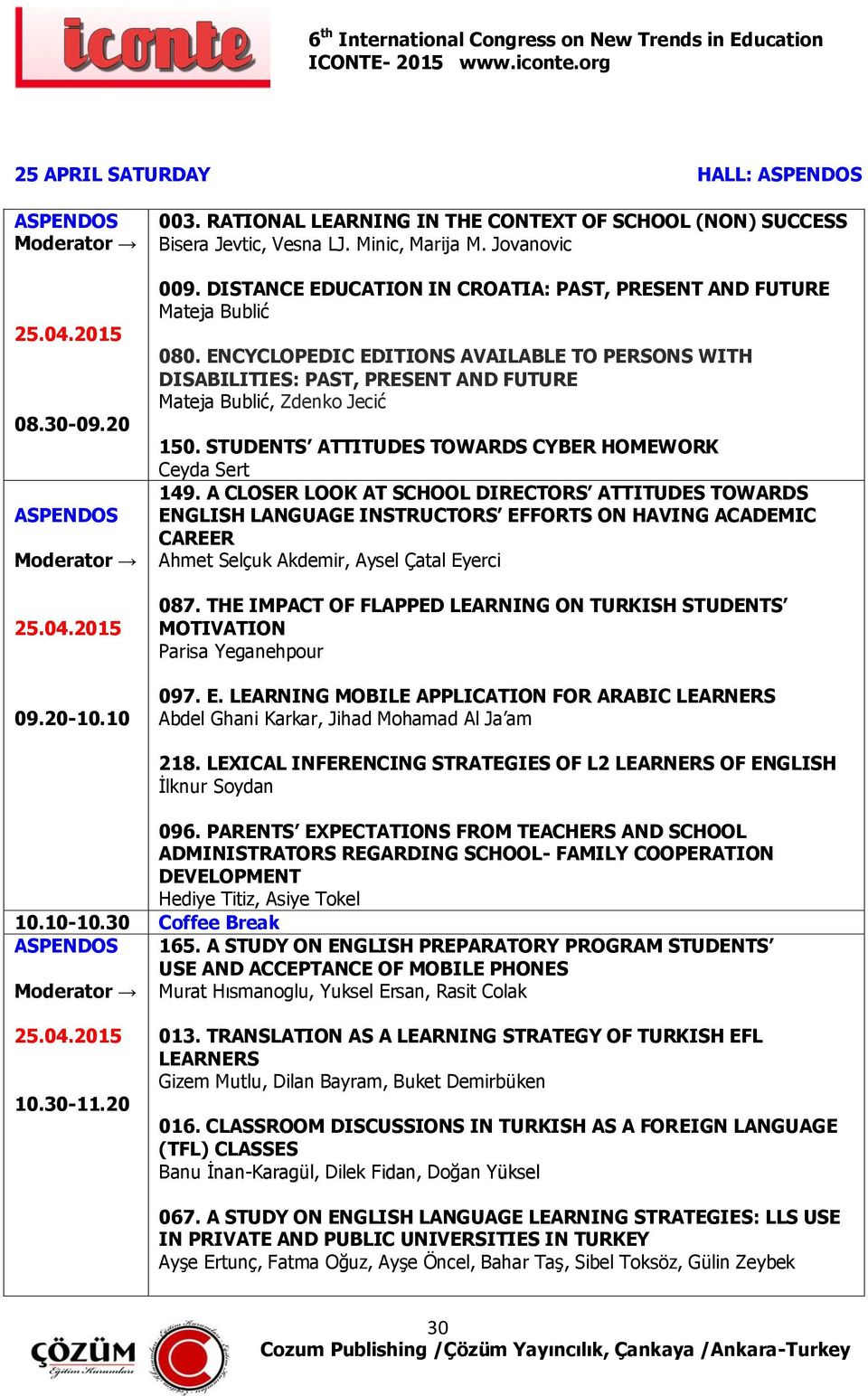 STUDENTS ATTITUDES TOWARDS CYBER HOMEWORK Ceyda Sert 149.