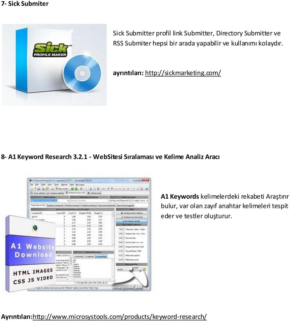 1 - WebSitesi Sıralaması ve Kelime Analiz Aracı A1 Keywords kelimelerdeki rekabeti Araştırır bulur, var olan
