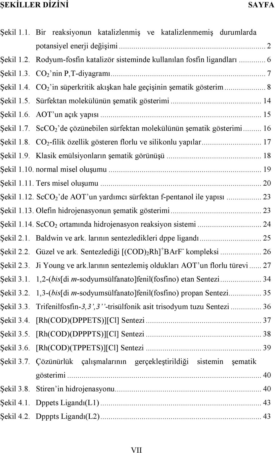 .. 15 Şekil 1.7. ScCO 2 de çözünebilen sürfektan molekülünün şematik gösterimi... 16 Şekil 1.8. CO 2 -filik özellik gösteren florlu ve silikonlu yapılar... 17 Şekil 1.9.