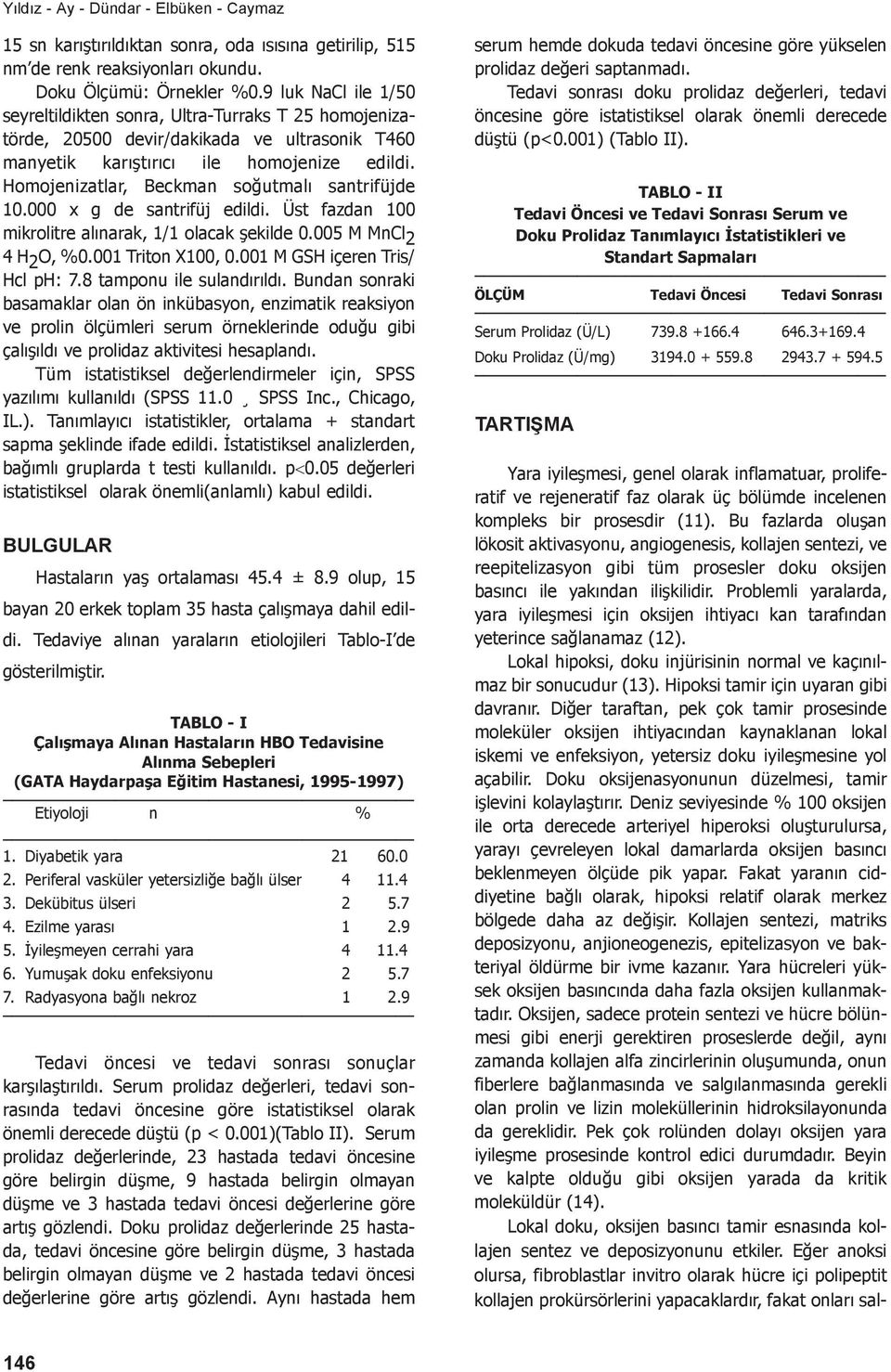 Homojenizatlar, Beckman soğutmalı santrifüjde 10.000 x g de santrifüj edildi. Üst fazdan 100 mikrolitre alınarak, 1/1 olacak şekilde 0.005 M MnCl 2 4 H 2 O, %0.001 Triton X100, 0.