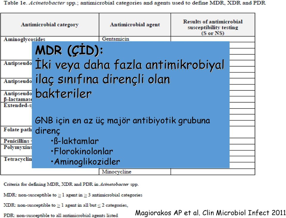 majör antibiyotik grubuna direnç ß-laktamlar