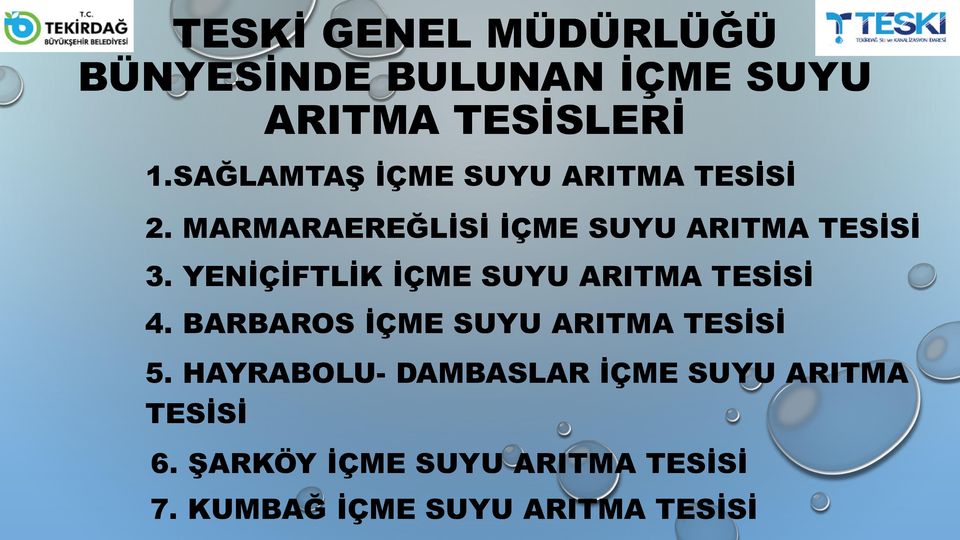 YENİÇİFTLİK İÇME SUYU ARITMA TESİSİ 4.