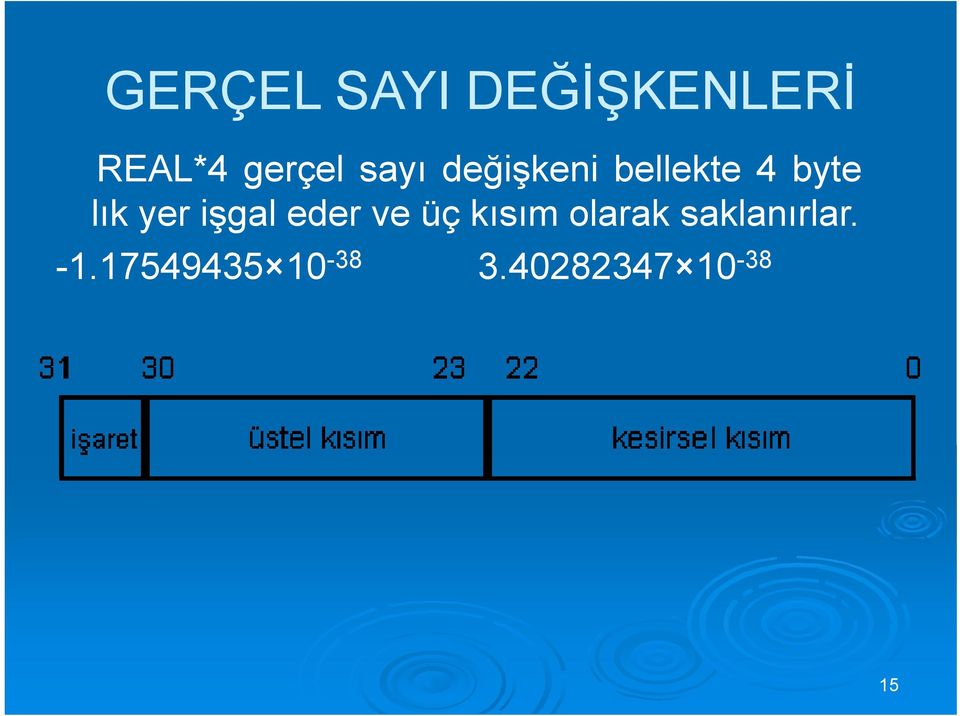 yerişgal eder ve üç kısım olarak