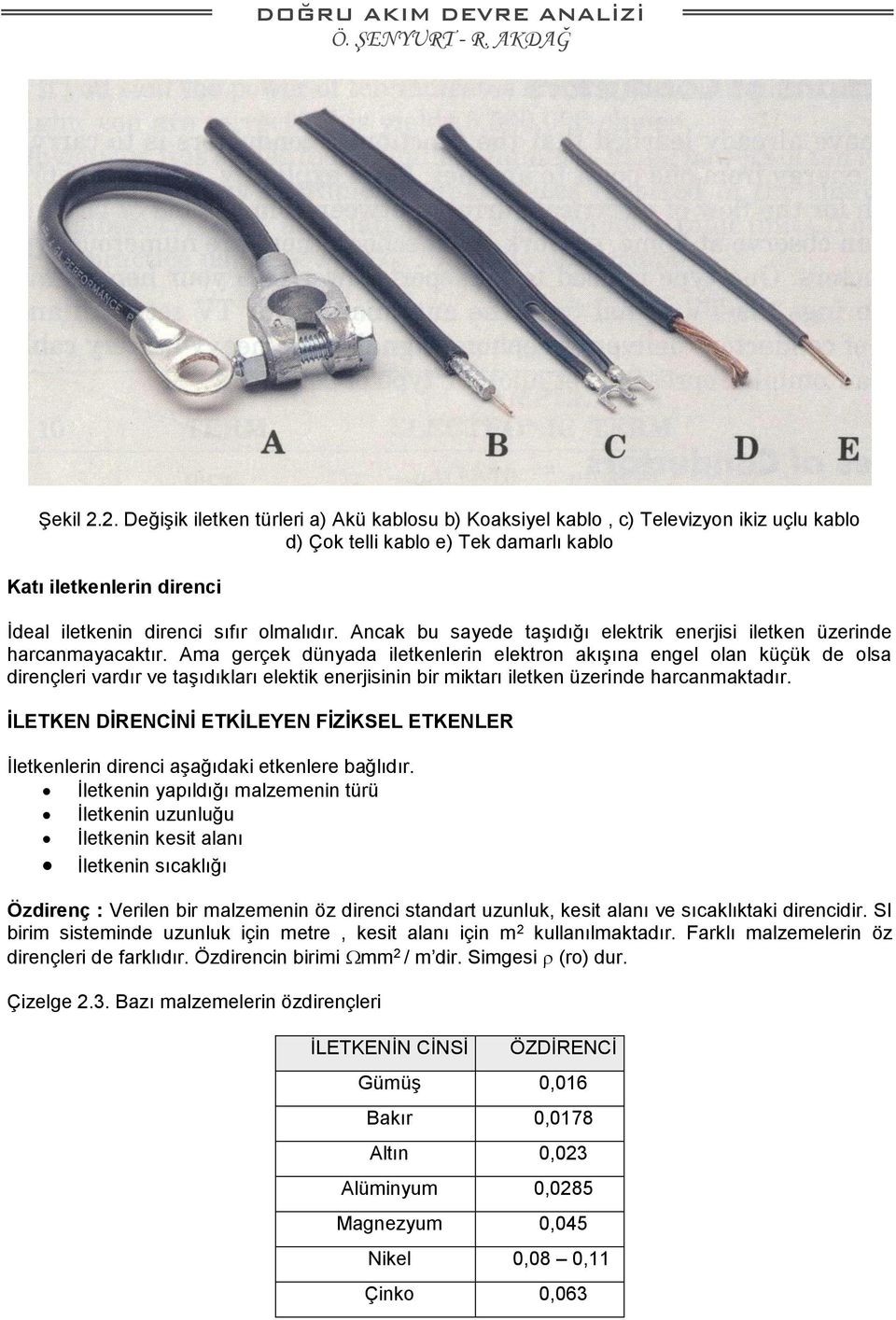 Ancak bu sayede taşıdığı elektrik enerjisi iletken üzerinde harcanmayacaktır.