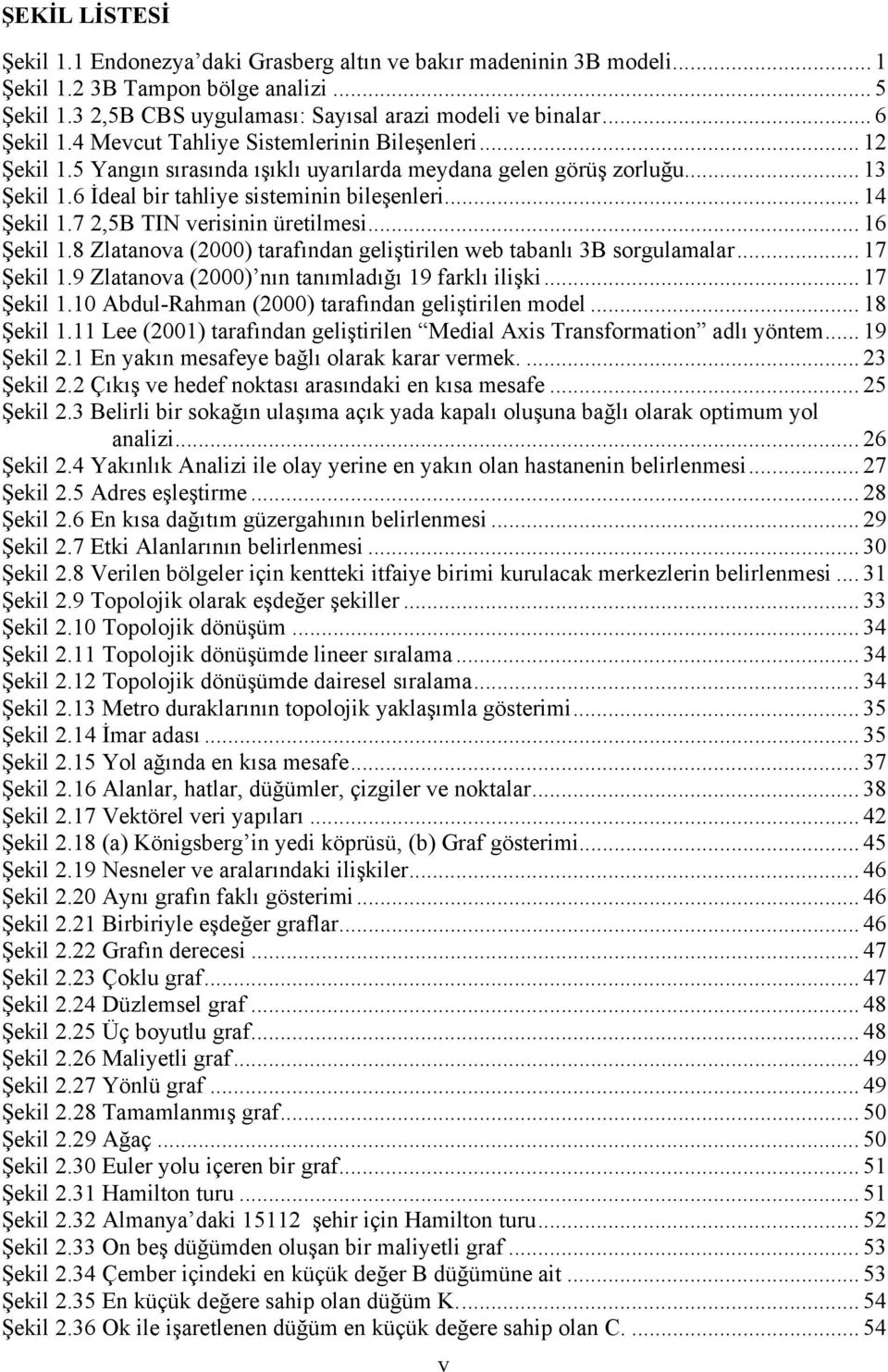 .. 14 Şekil 1.7 2,5B TIN verisinin üretilmesi... 16 Şekil 1.8 Zlatanova (2000) tarafından geliştirilen web tabanlı 3B sorgulamalar... 17 Şekil 1.9 Zlatanova (2000) nın tanımladığı 19 farklı ilişki.