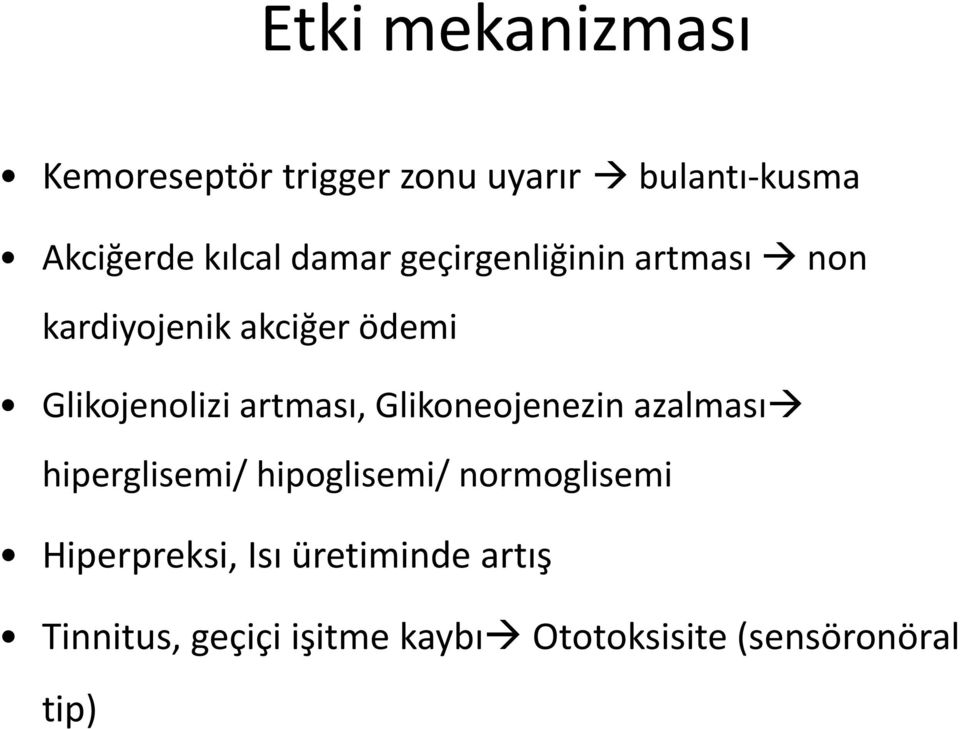 artması, Glikoneojenezin azalması hiperglisemi/ hipoglisemi/ normoglisemi