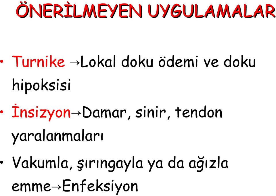 Damar, sinir, tendon yaralanmaları