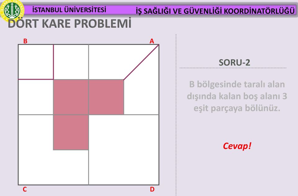 alan dışında kalan boş alanı