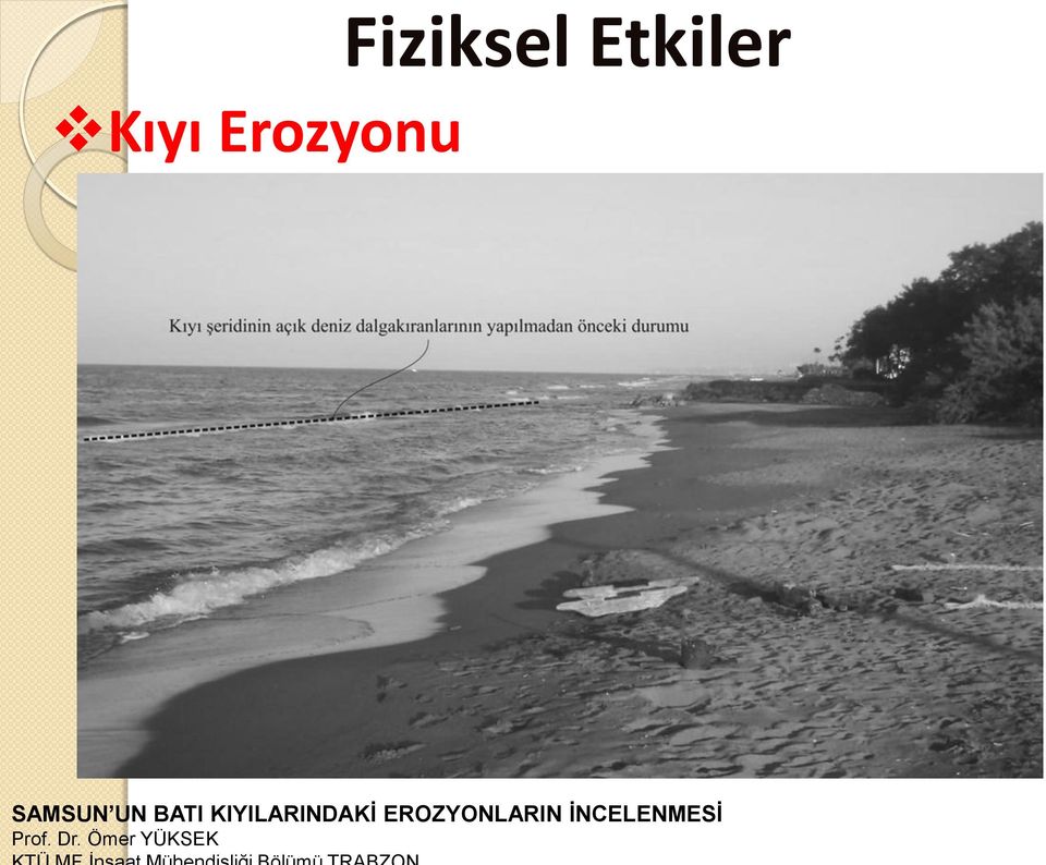 KIYILARINDAKİ EROZYONLARIN