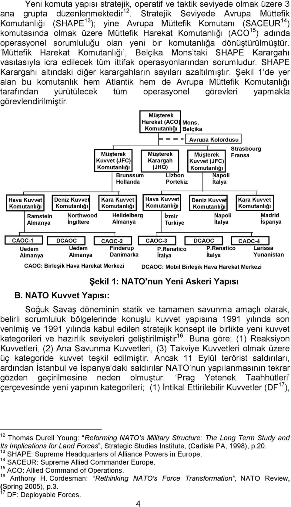 dönüştürülmüştür. Müttefik Harekat, Belçika Mons taki SHAPE Karargahı vasıtasıyla icra edilecek tüm ittifak operasyonlarından sorumludur.