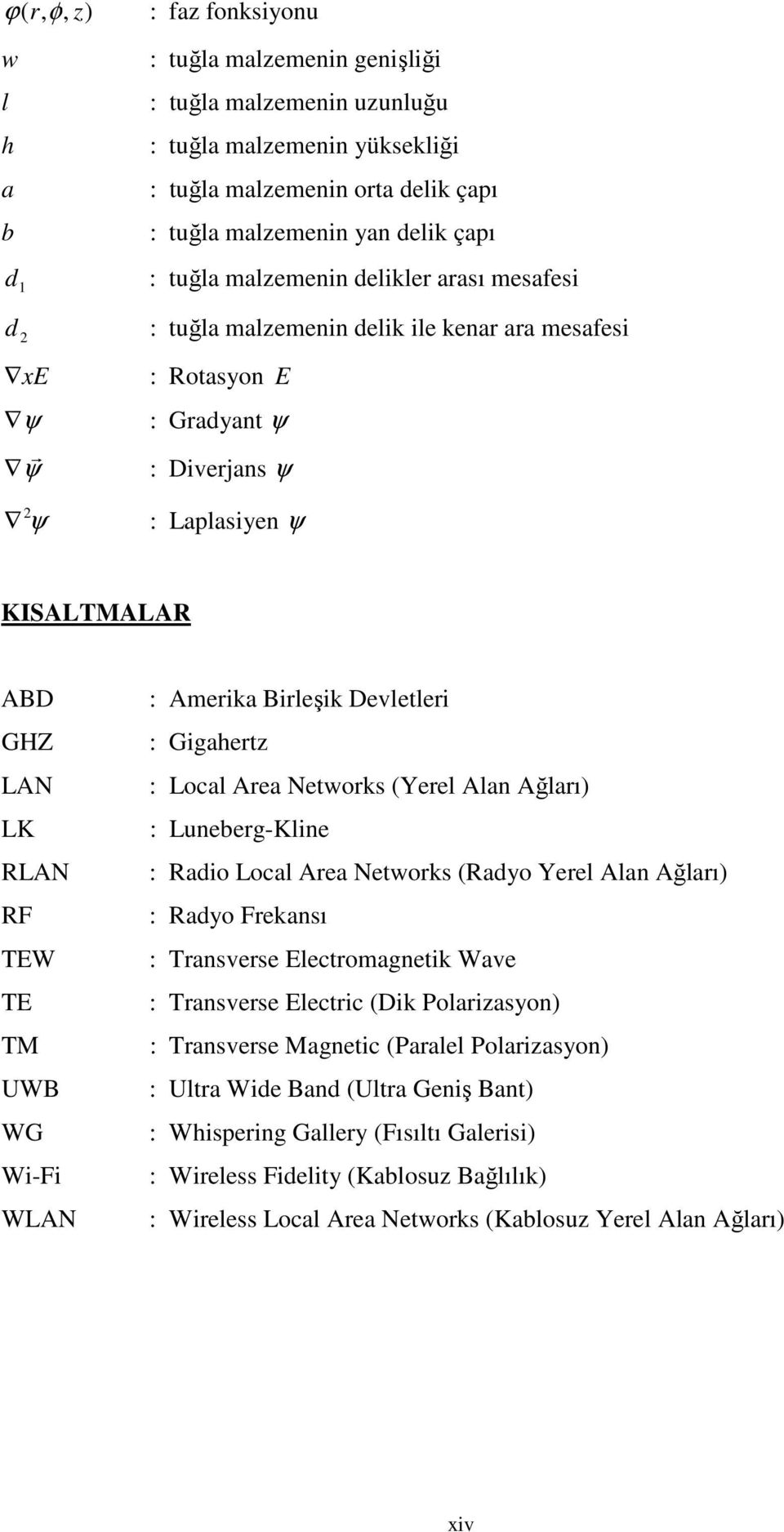 Bileşik Devletlei : Gigahetz : Local Aea Netwoks (Yeel Alan Ağlaı : Lunebeg-Kline : Radio Local Aea Netwoks (Radyo Yeel Alan Ağlaı : Radyo Fekansı : Tansvese lectoagnetik Wave : Tansvese lectic (Dik