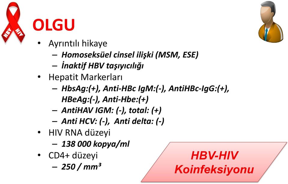 AntiHBc-IgG:(+), HBeAg:(-), Anti-Hbe:(+) AntiHAV IGM: (-), total: (+) Anti