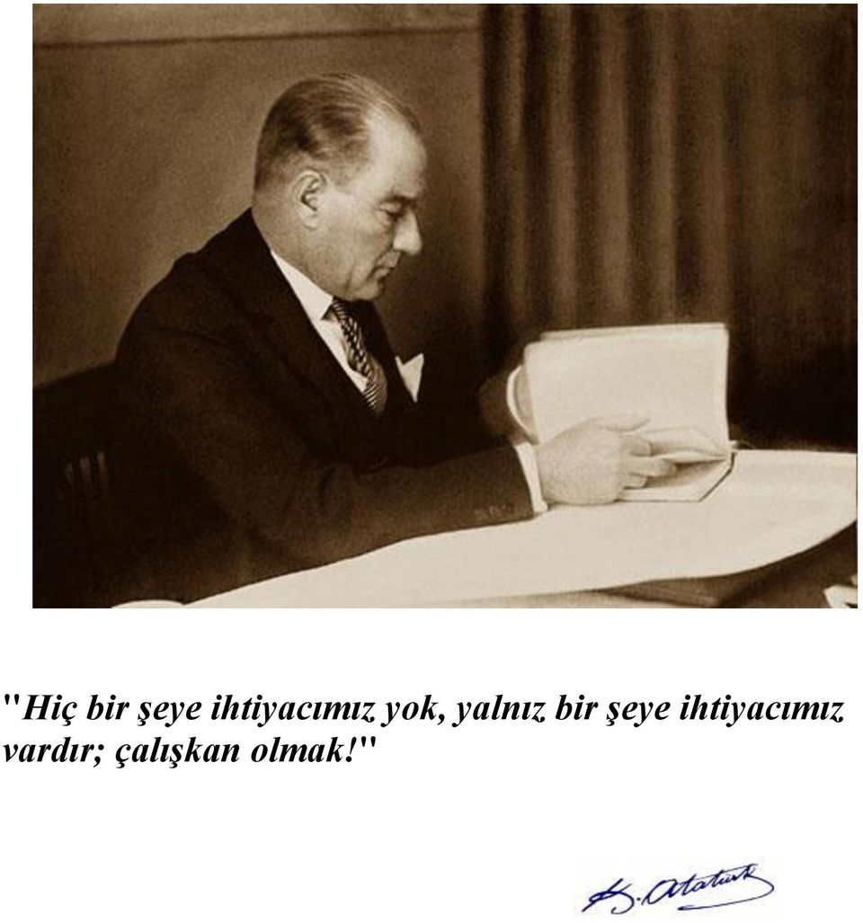 yalnız bir şeye