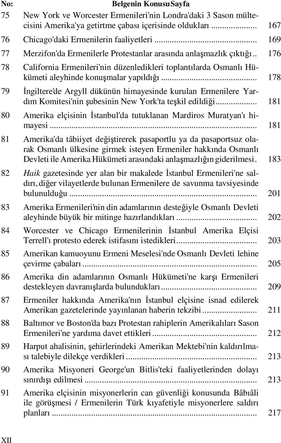 .. 178 79 İngiltere'de Argyll dükünün himayesinde kurulan Ermenilere Yardım Komitesi'nin şubesinin New York'ta teşkil edildiği.