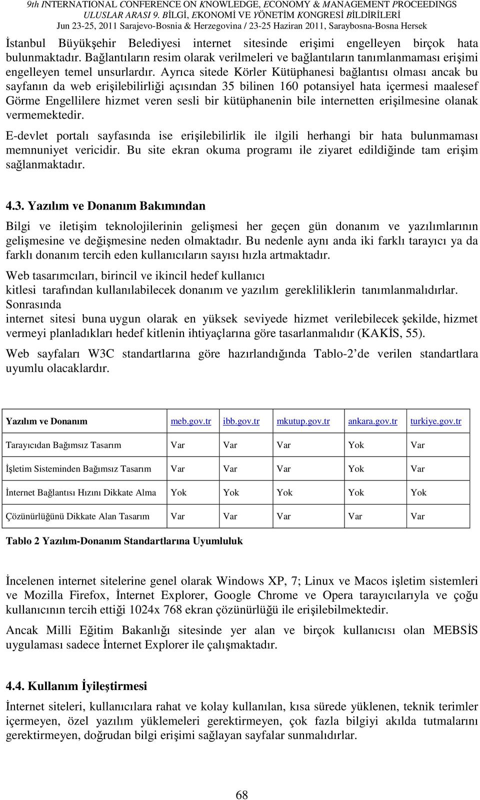 Ayrıca sitede Körler Kütüphanesi bağlantısı olması ancak bu sayfanın da web erişilebilirliği açısından 35 bilinen 160 potansiyel hata içermesi maalesef Görme Engellilere hizmet veren sesli bir