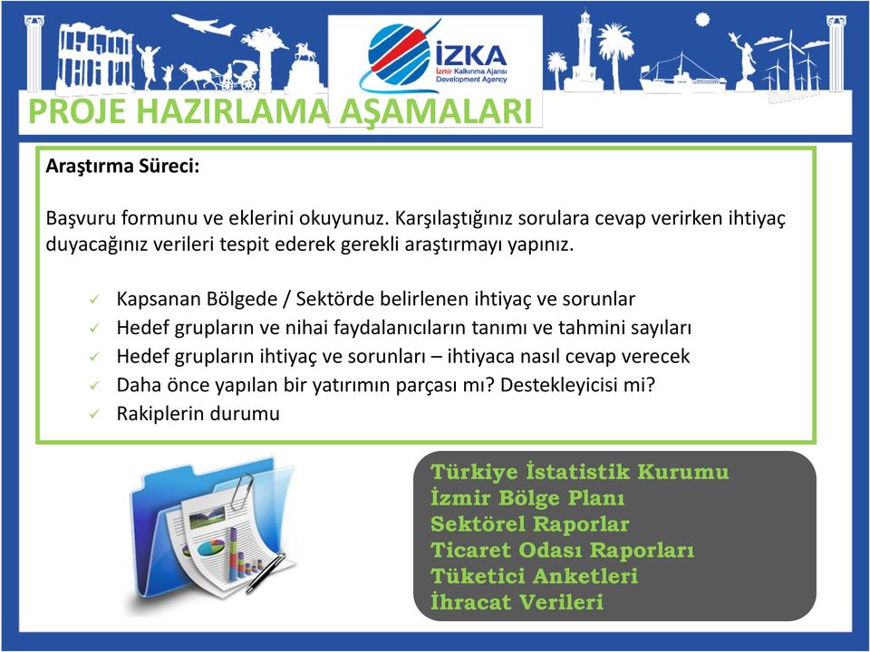 Kapsanan Bölgede / Sektörde belirlenen ihtiyaç ve sorunlar Hedef grupların ve nihai faydalanıcıların tanımı ve tahmini sayıları Hedef grupların