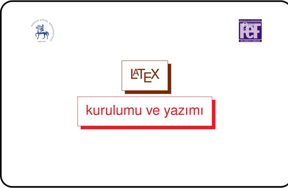 ve yazımı