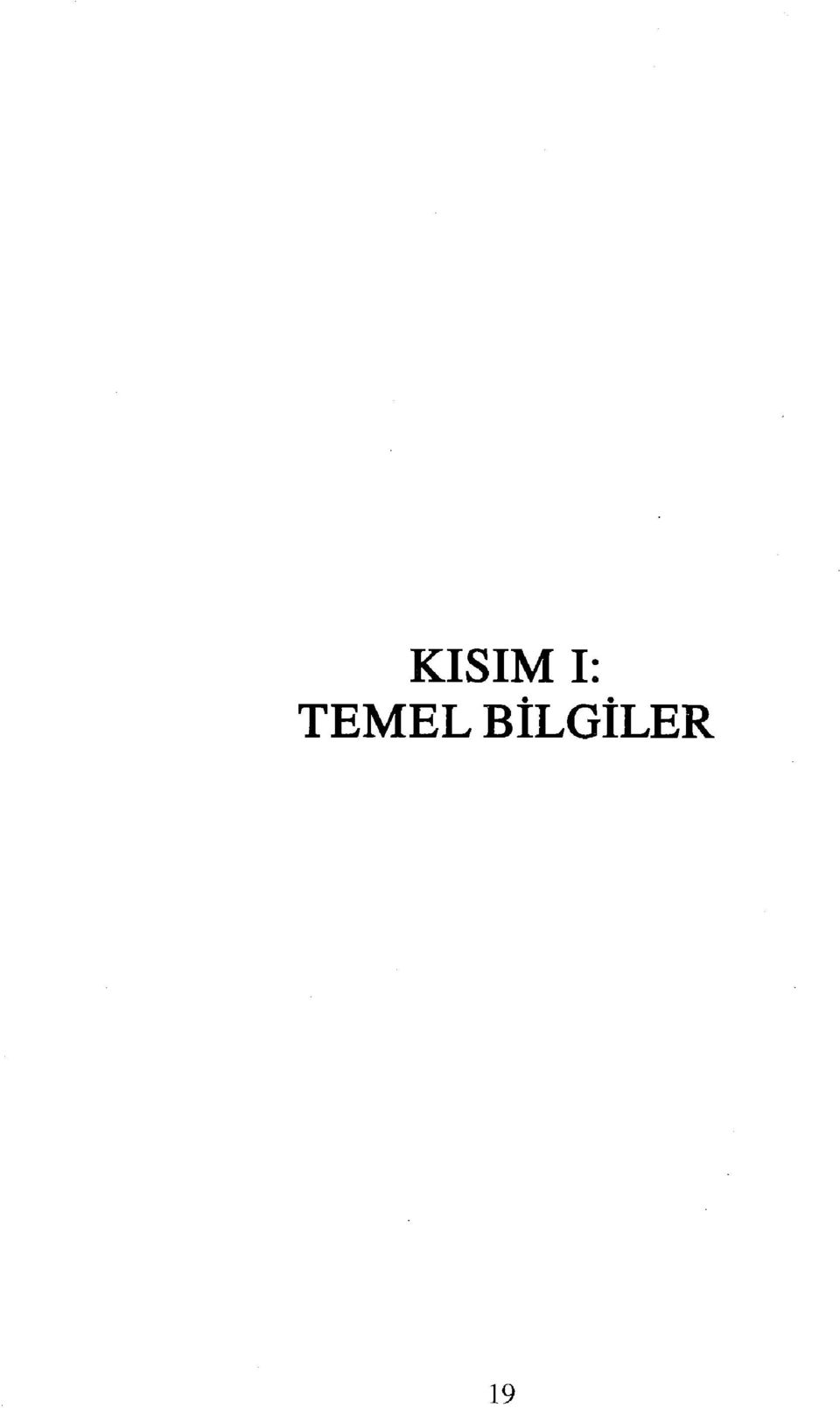 BİLGİLER