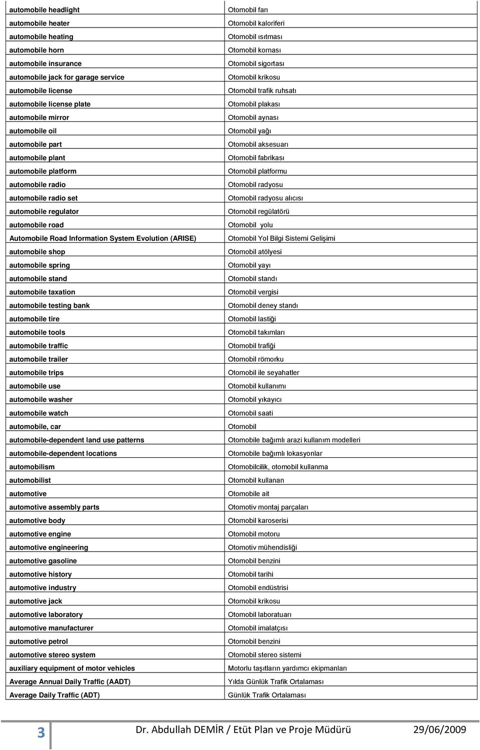 automobile shop automobile spring automobile stand automobile taxation automobile testing bank automobile tire automobile tools automobile traffic automobile trailer automobile trips automobile use