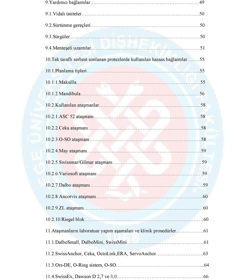 May ataşmanı 59 10.2.5.Swissmar/Gilmar ataşmanı 59 10.2.6.Variosoft ataşmanı.59 10.2.7.Dalbo ataşmanı...59 10.2.8.Ancorvis ataşmanı..60 10.2.9.ZL ataşmanı 60 10.2.10.Riegel blok 60 11.