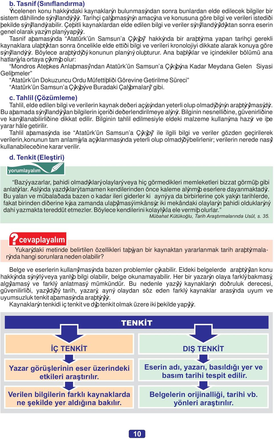 Çeþitli kaynaklardan elde edilen bilgi ve veriler sýnýflandýrýldýktan sonra eserin genel olarak yazým planý yapýlýr.