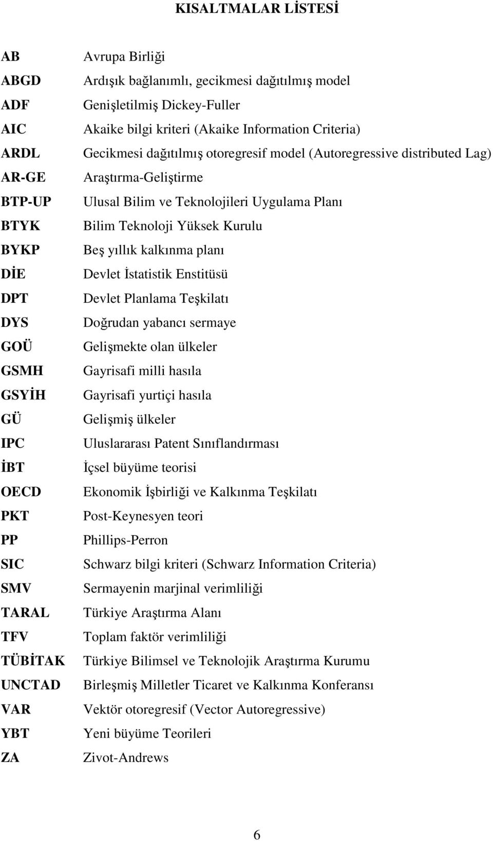 ve Teknolojileri Uygulama Planı Bilim Teknoloji Yüksek Kurulu Beş yıllık kalkınma planı Devle İsaisik Ensiüsü Devle Planlama Teşkilaı Doğrudan yabancı sermaye Gelişmeke olan ülkeler Gayrisafi milli