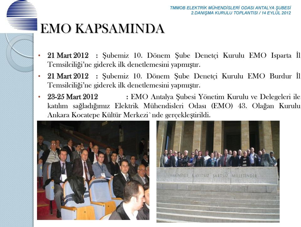 21 Mart 2012 : Şubemiz 10.