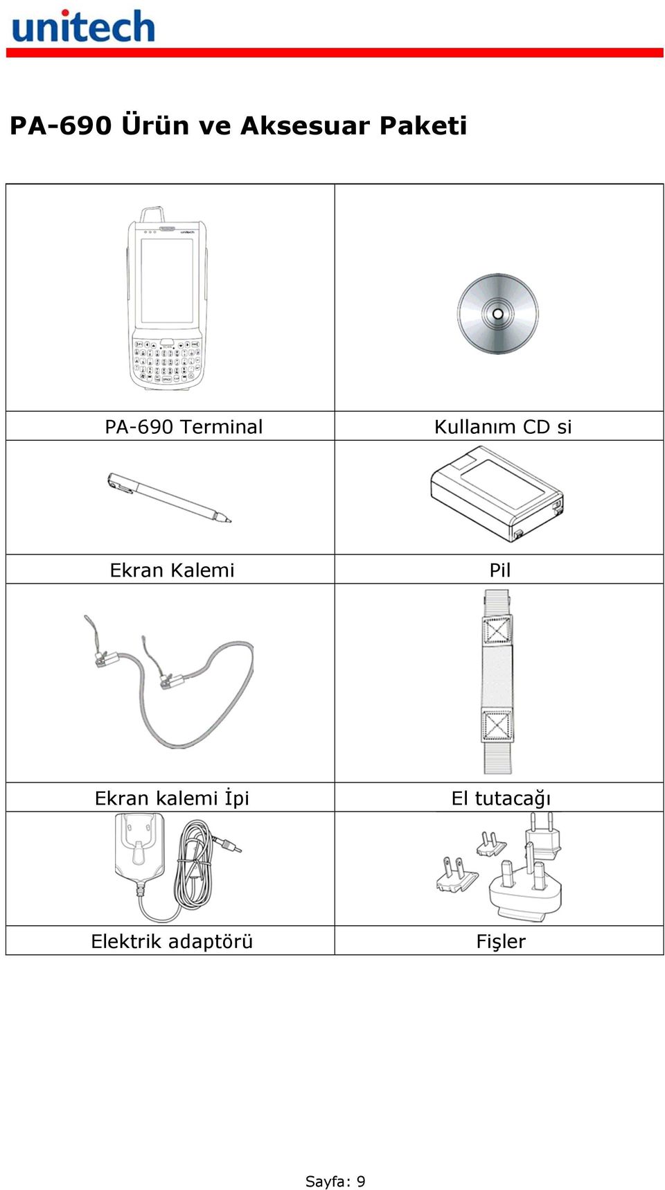 Ekran Kalemi Pil Ekran kalemi İpi