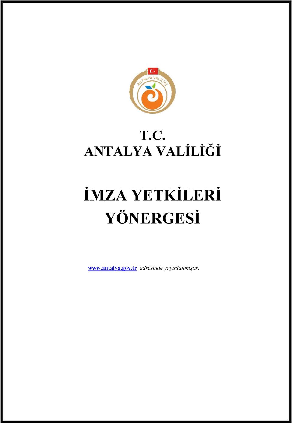 YÖNERGESİ www.antalya.